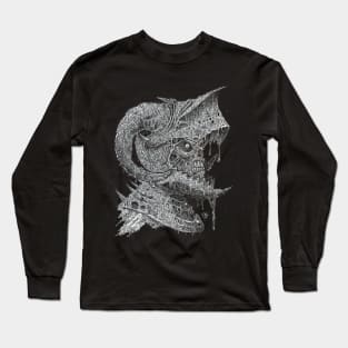 Zombie Skull Warrior 15 Long Sleeve T-Shirt